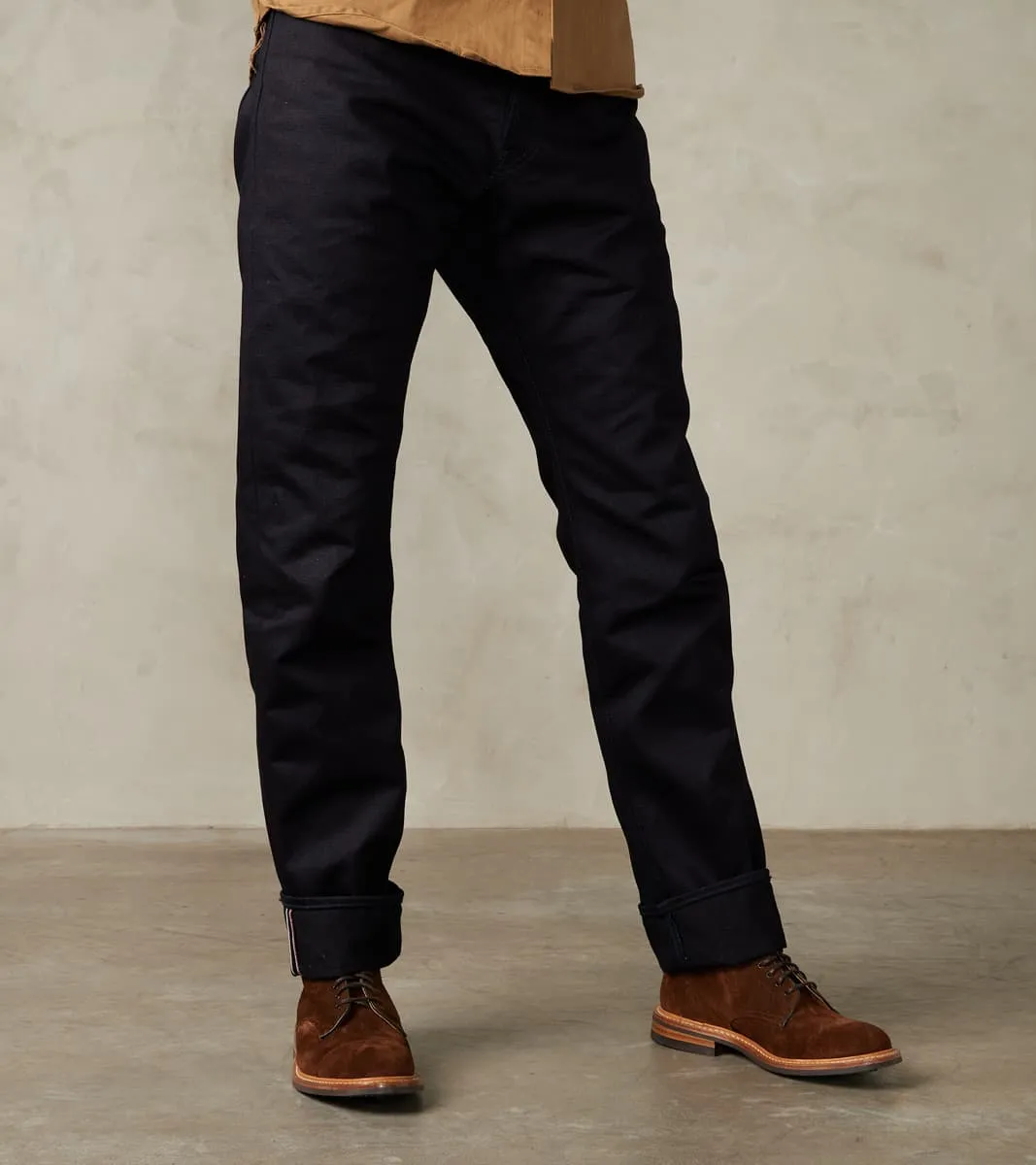 0605-IBSP - Natural Tapered - 15.7oz Indigo x Black