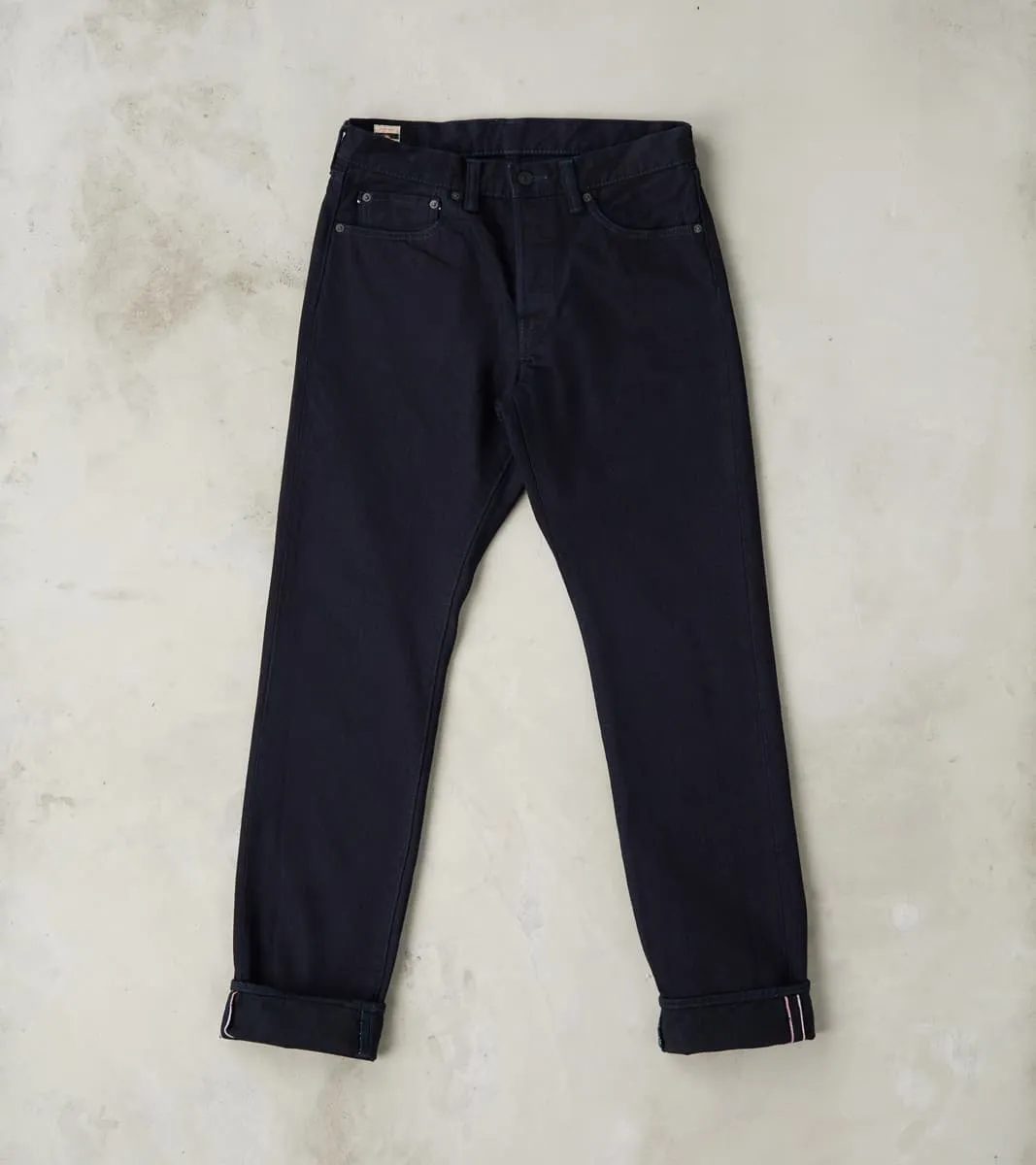 0605-IBSP - Natural Tapered - 15.7oz Indigo x Black