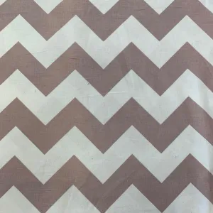 100% Cotton (Craft) - Riley Blake - Beige Chevron - £8.00 Per Metre - Sold by Half Metre