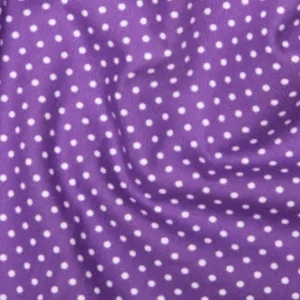 100% Cotton  - Rose and Hubble - Spot - Purple - Sold by Half Metre