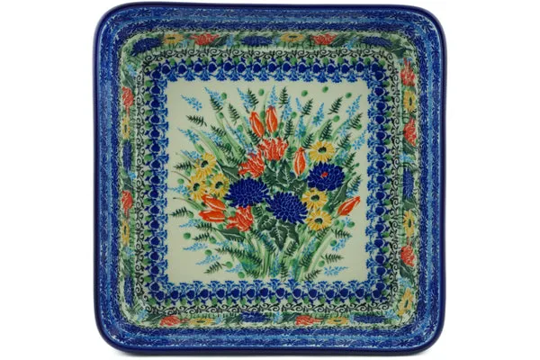 10" Square Baker - Splendid Blue Bell