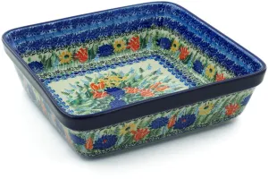 10" Square Baker - Splendid Blue Bell