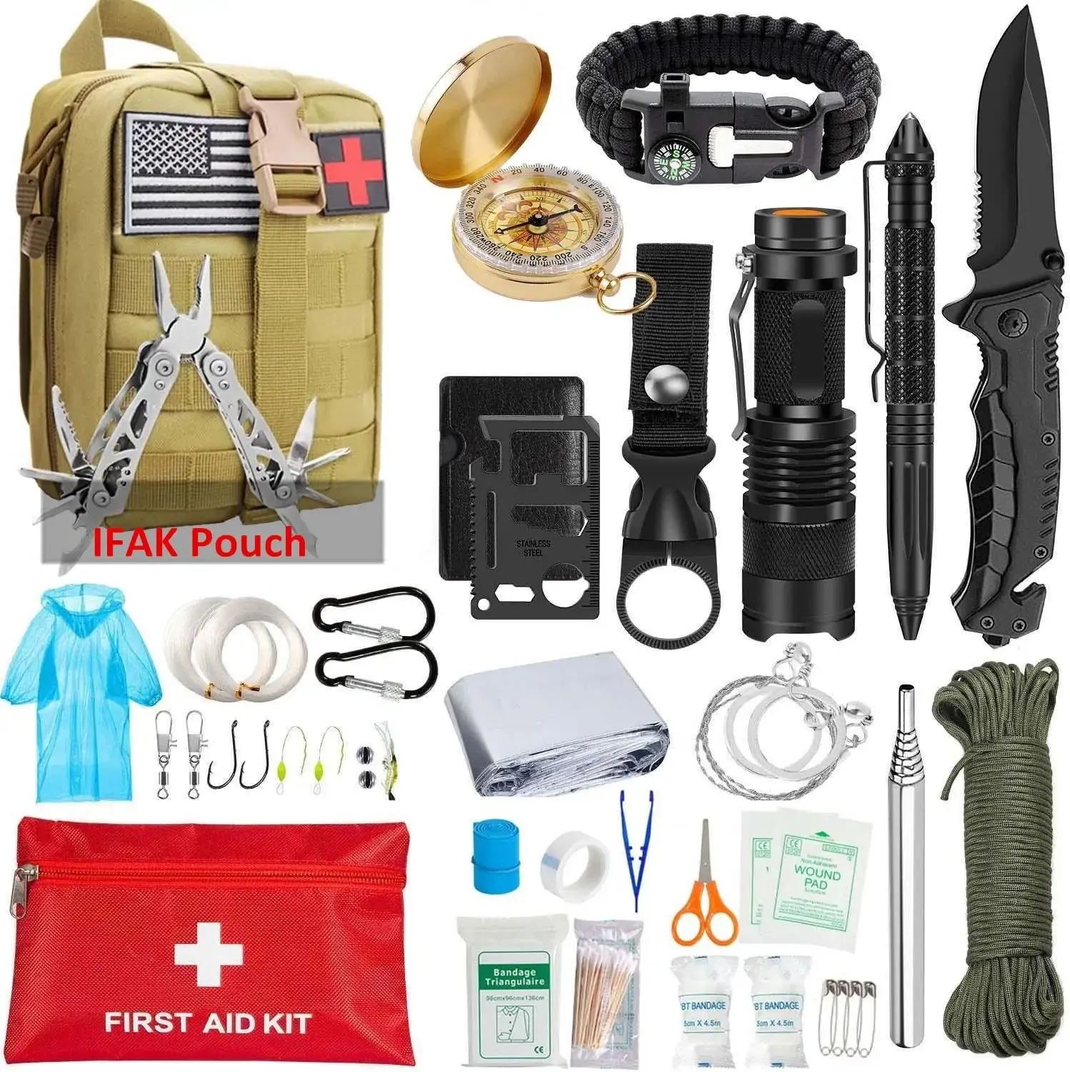 47 IN 1 Emergency  Survival Tools