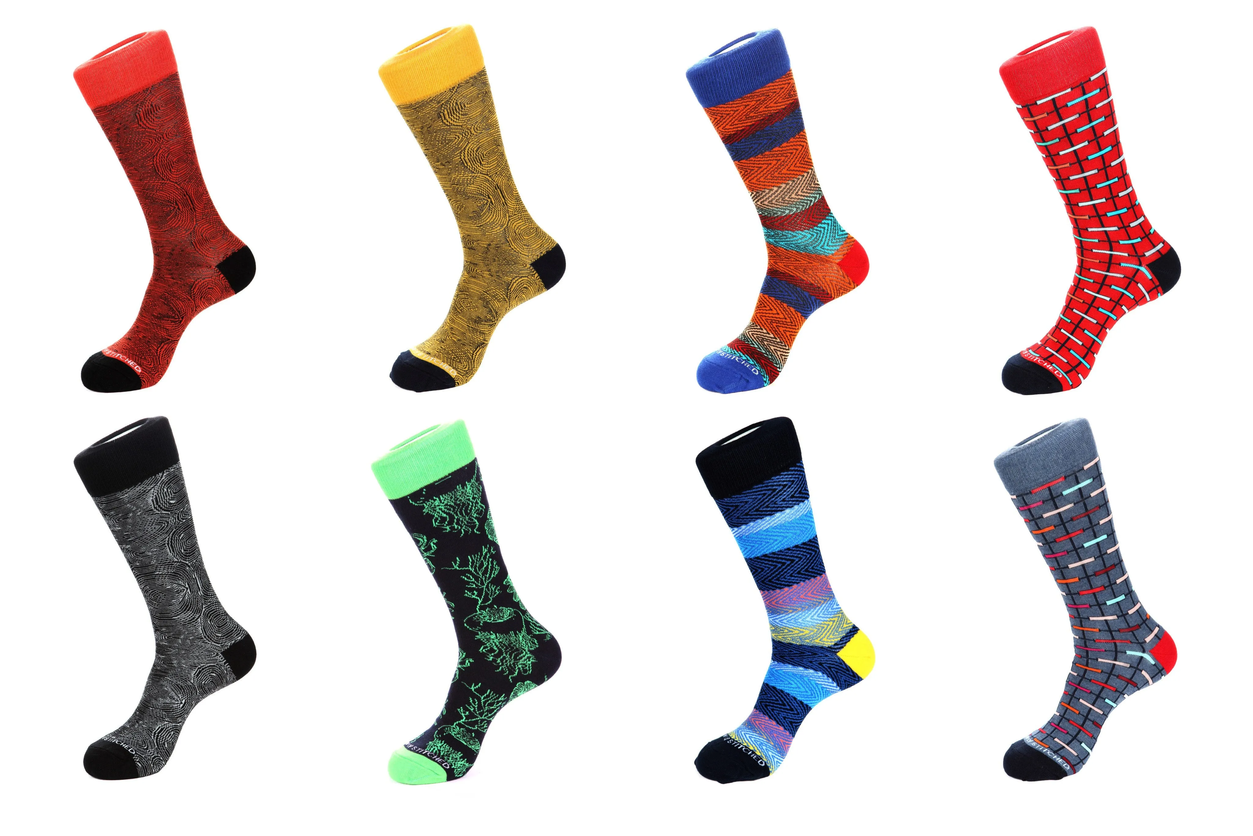 8 Pair Combo Pack Socks