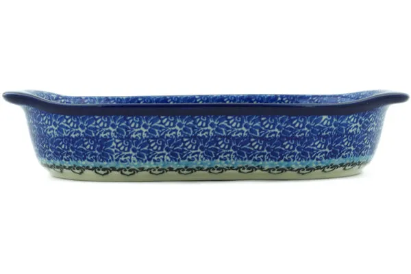 8" Oval Baker with Handles - Splendid Meadow