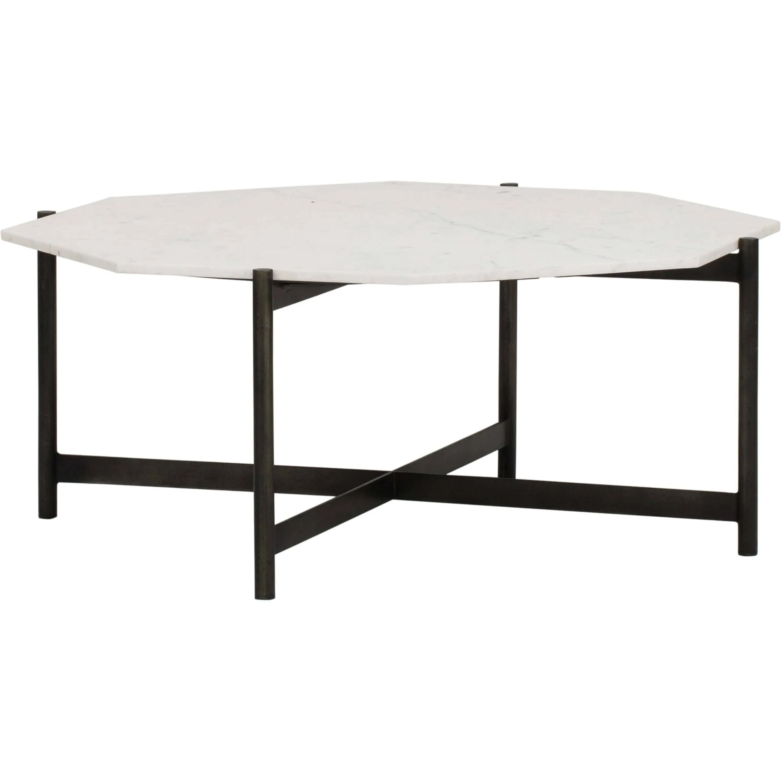 Adair Coffee Table, Hammered Grey