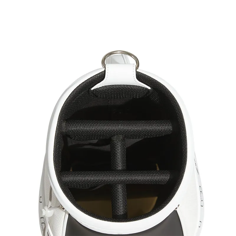 ADIDAS 8.5" 3-Stripes Women's Cart Bag (White/Black)