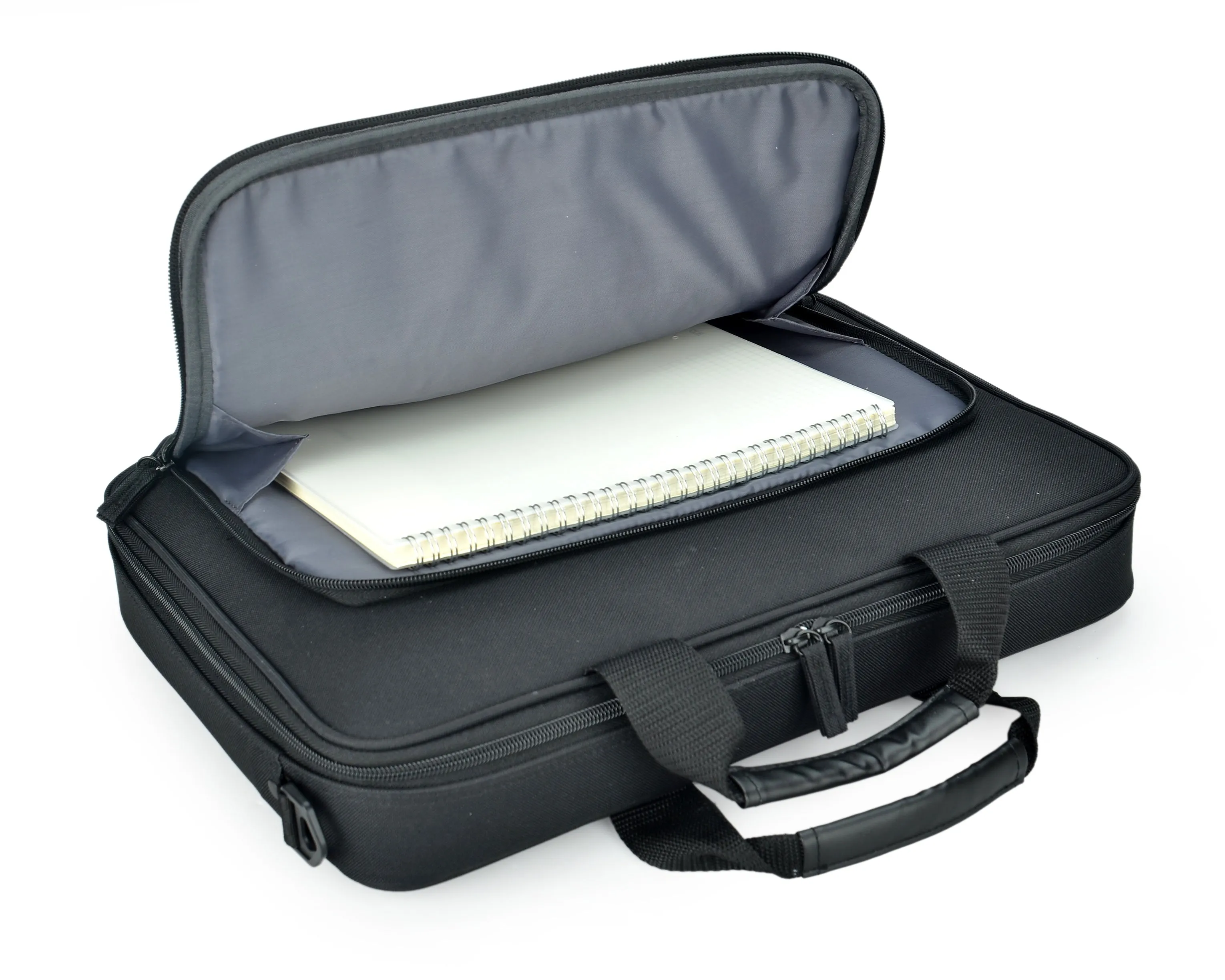 Agva 15.6" Neo Clamshell Laptop Briefcase (Black)