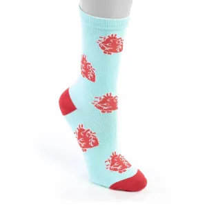 Anatomical Heart Women's Nurse Socks