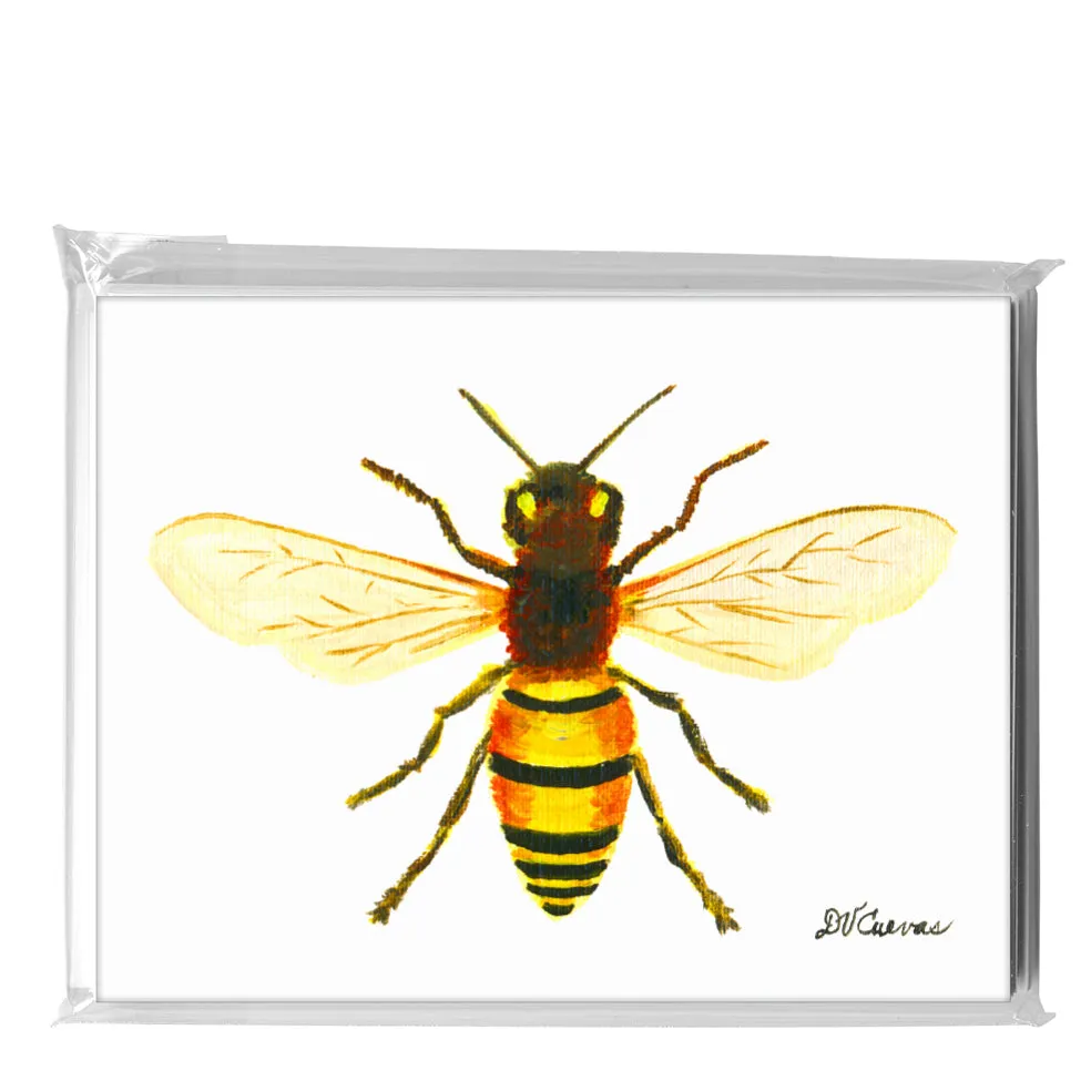 Bee Wings, Greeting Card (7613)