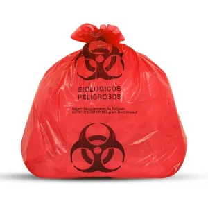 Biohazard Waste Bag Medegen Medical Products 7 to 10 gal. Red Bag Polyethylene 23 X 23 Inch - Medegen Medical Products LLC  Mfr# 116