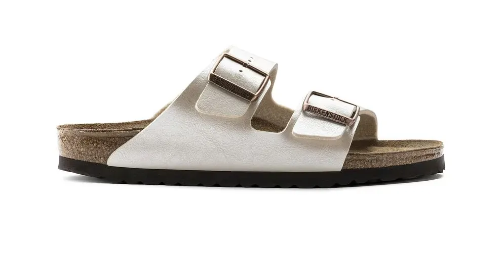 BIRKENSTOCK ARIZONA GRACEFUL PEARL WHITE