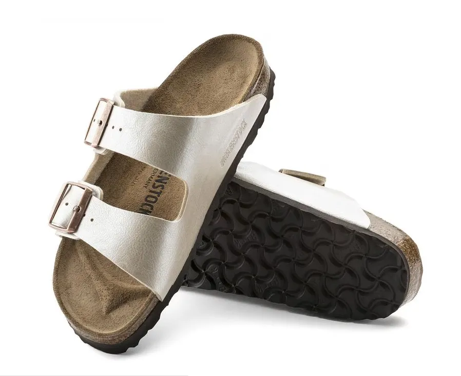 BIRKENSTOCK ARIZONA GRACEFUL PEARL WHITE