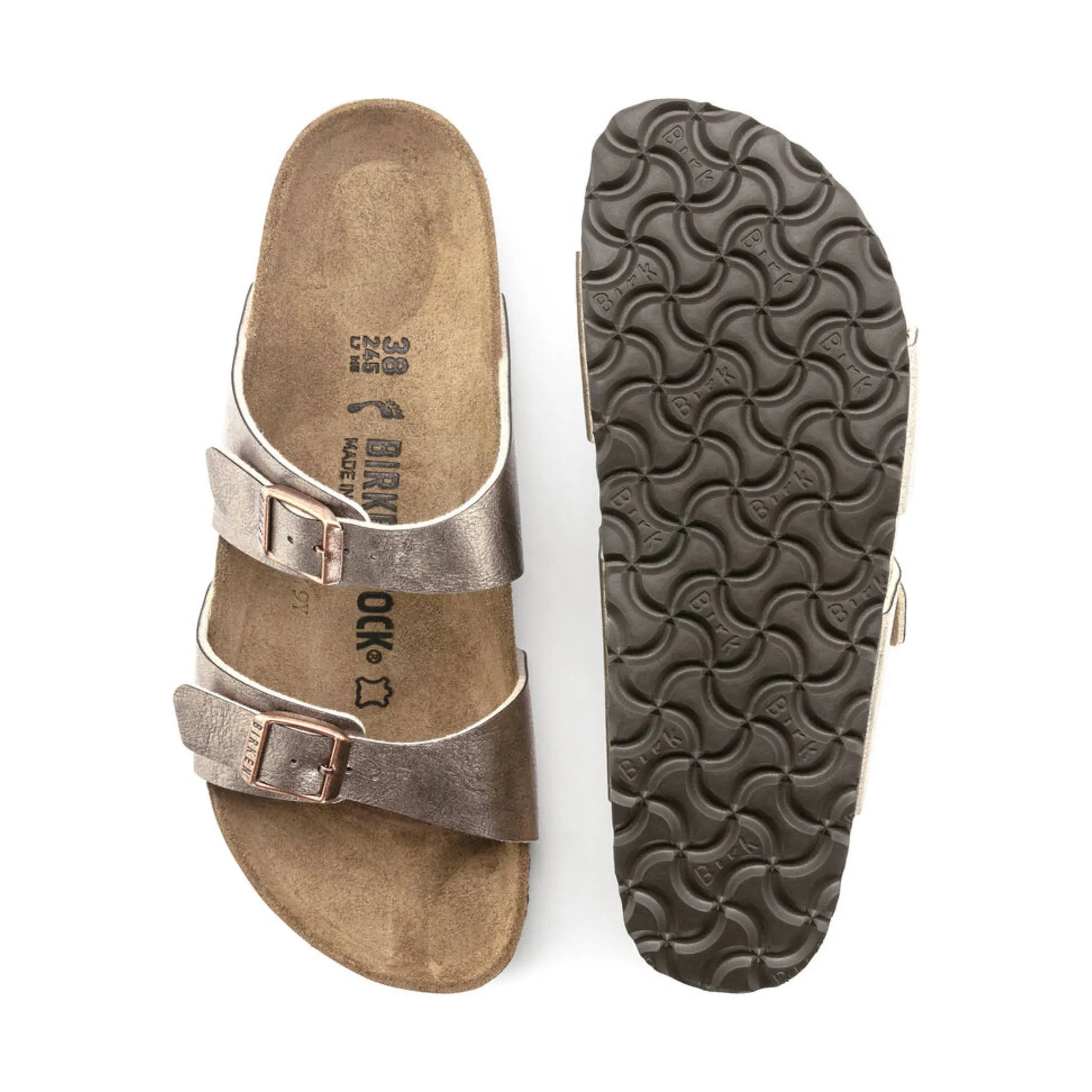 Birkenstock Sydney Sandal - Birko Flor Graceful Taupe