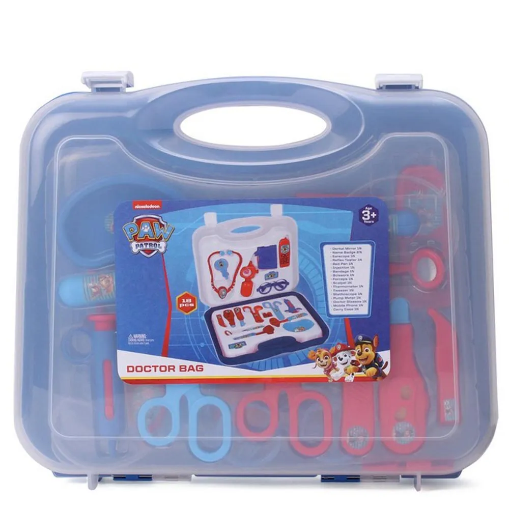 Blue Paw Patrol Theme Doctor Bag- 18 Pieces