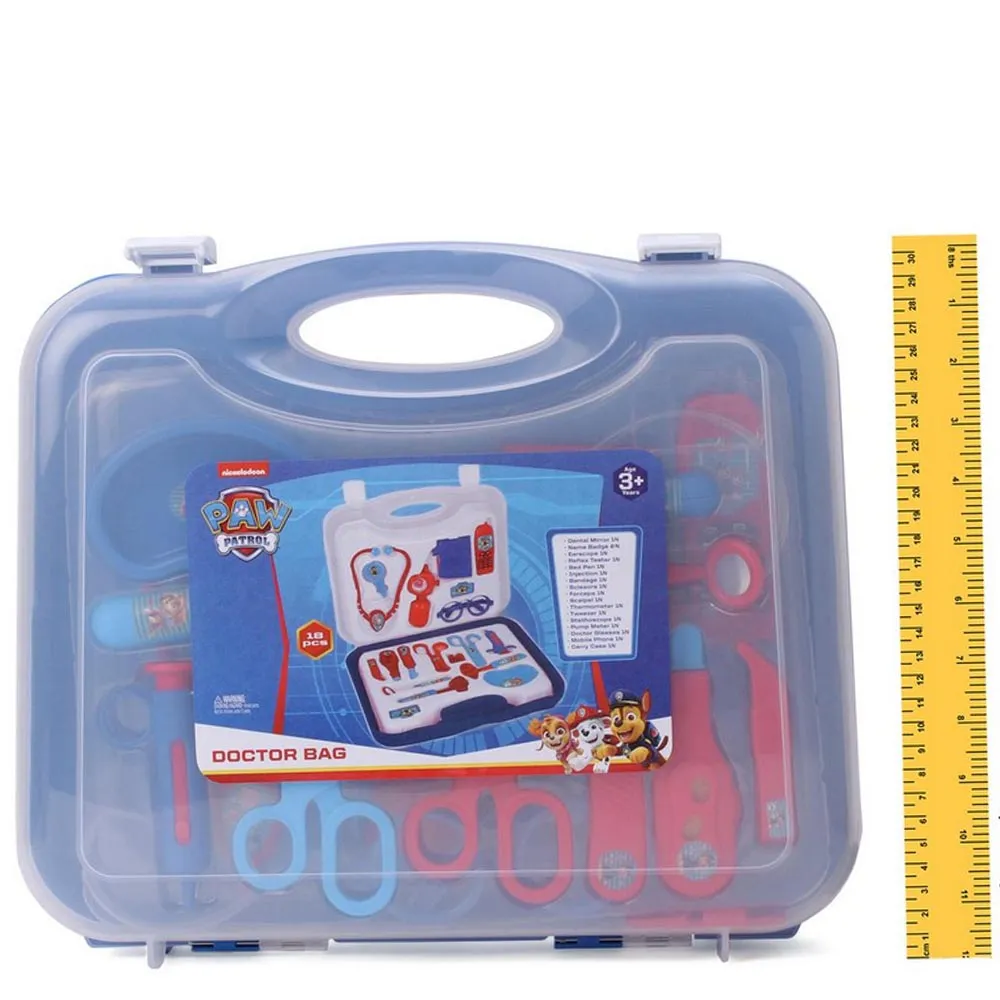 Blue Paw Patrol Theme Doctor Bag- 18 Pieces