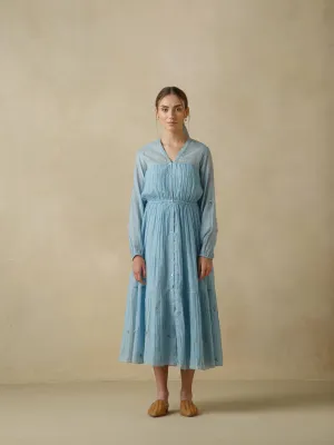 Blue Planet Tier Maxi Dress