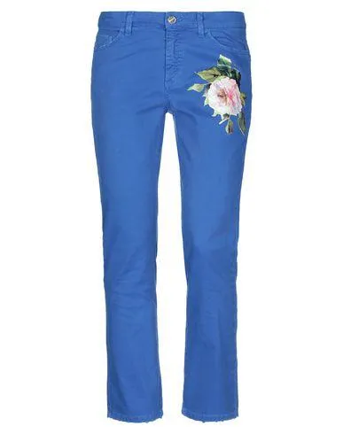 Blugirl Blumarine Women Denim trousers Bright blue 12 UK