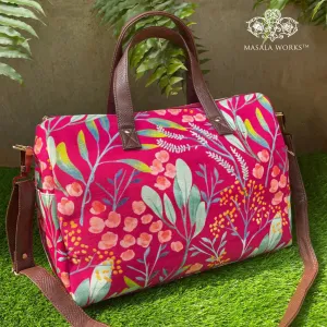 Blushing Meadow Duffle Bag