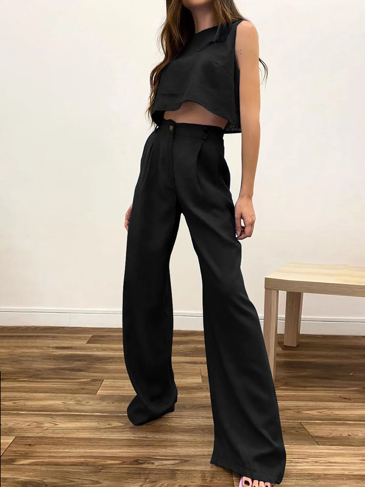 Boho Two Graceful Piece Pants Set