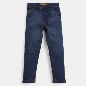 Boys Denim Pant Basic F-23-Mid Blue