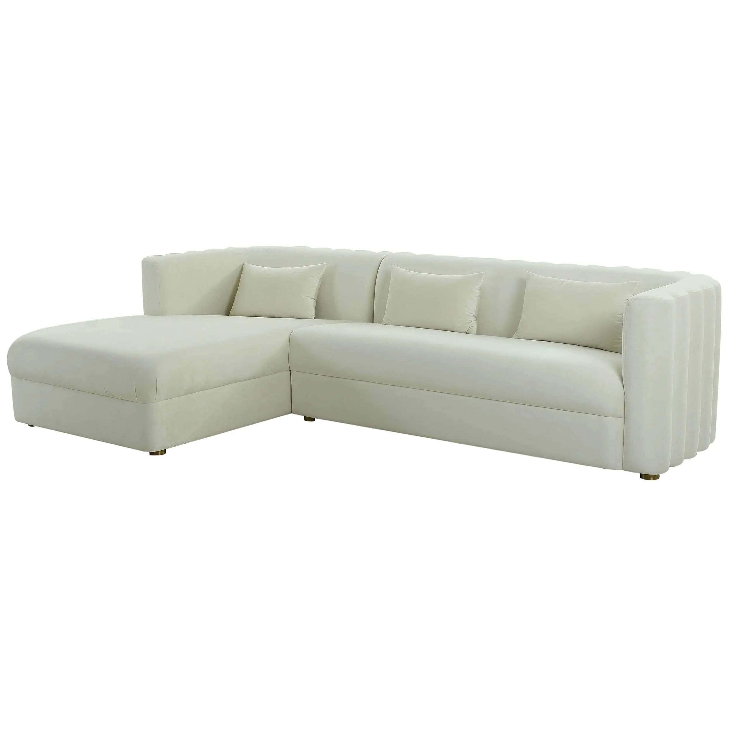 Callie Sectional LAF, Cream