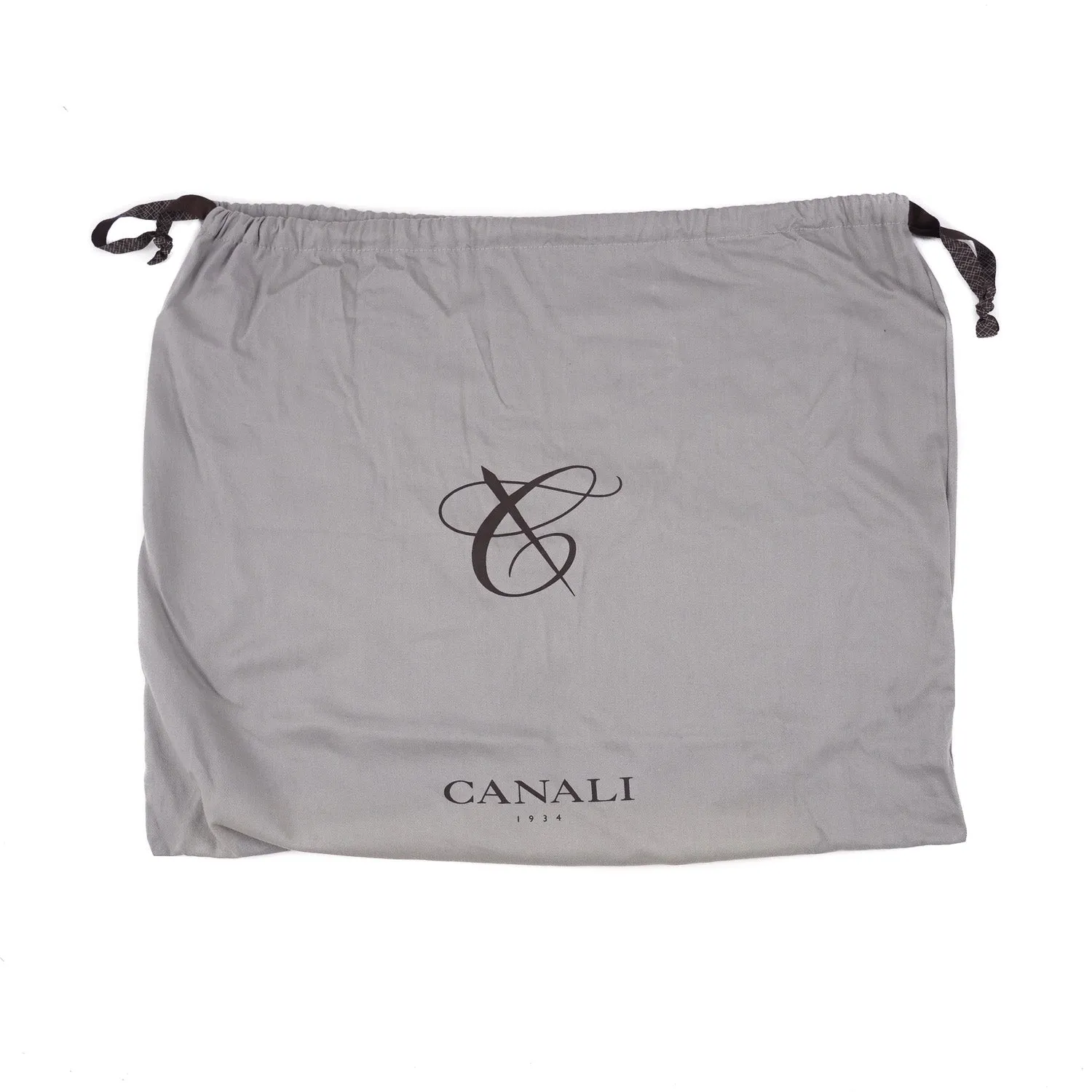 Canali Printed Leather Briefcase