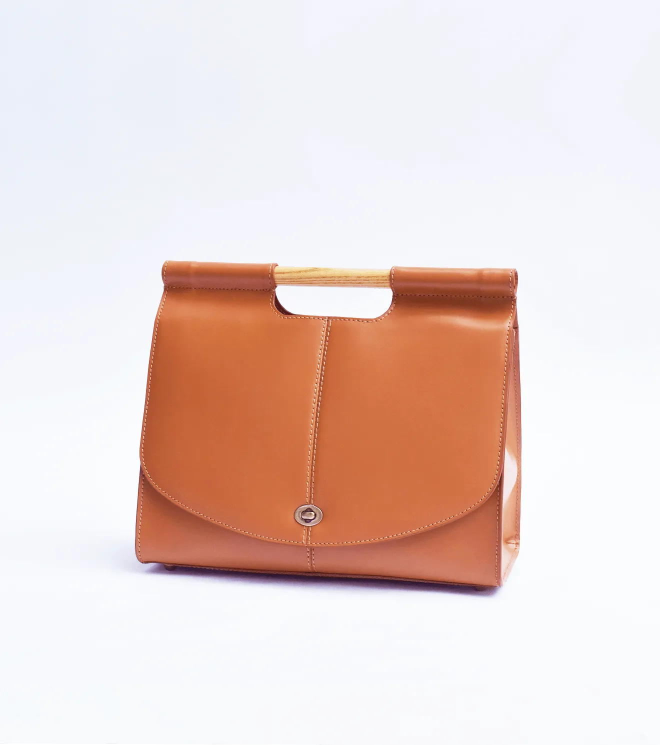 Chestnut mini briefcase