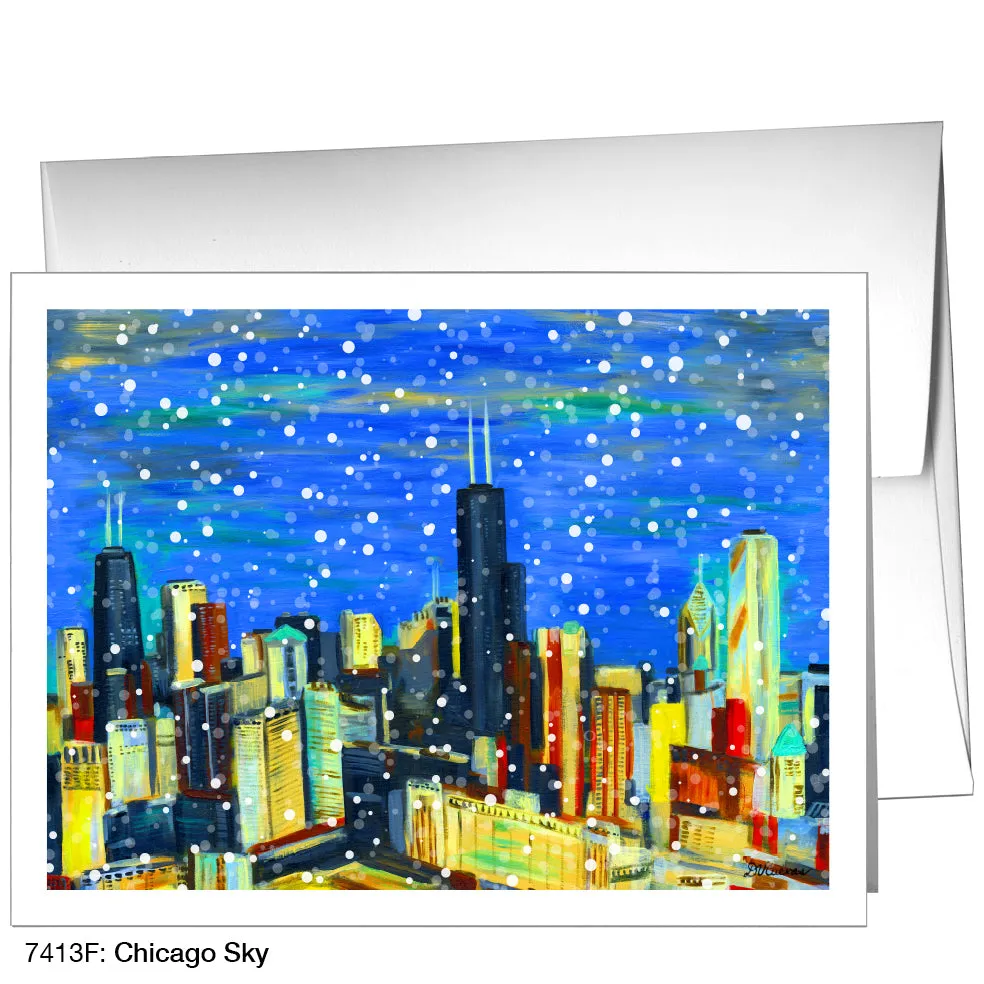 Chicago Sky, Greeting Card (7413F)