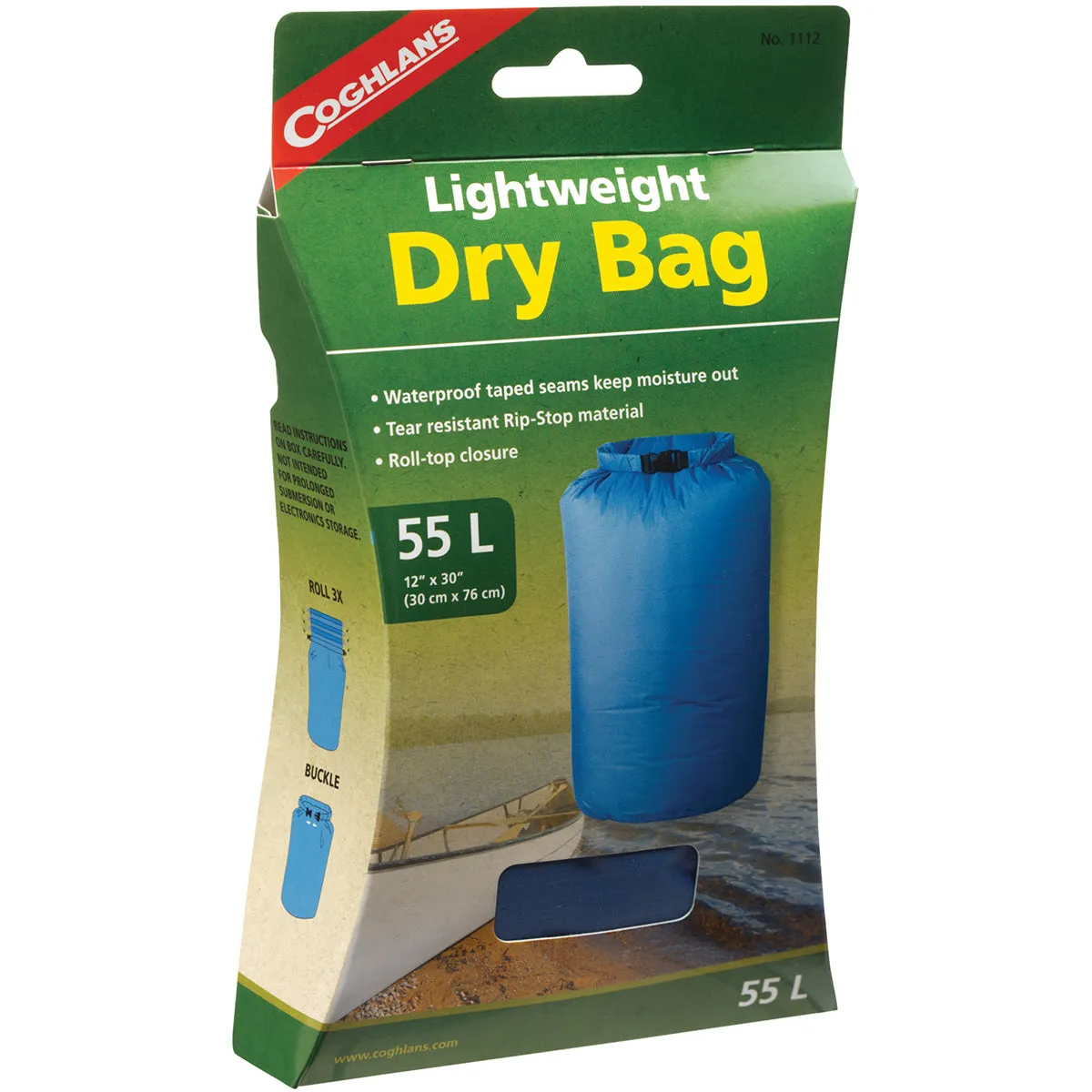 Coghlan's Lightweight Dry Bag, Tear Resistant w/ Roll Top Closure