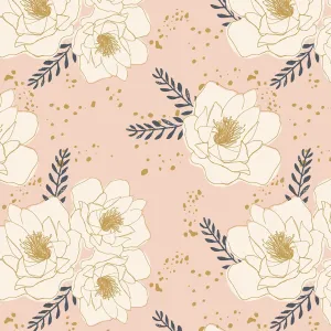 Cotton Print - New Beginnings -Lotus