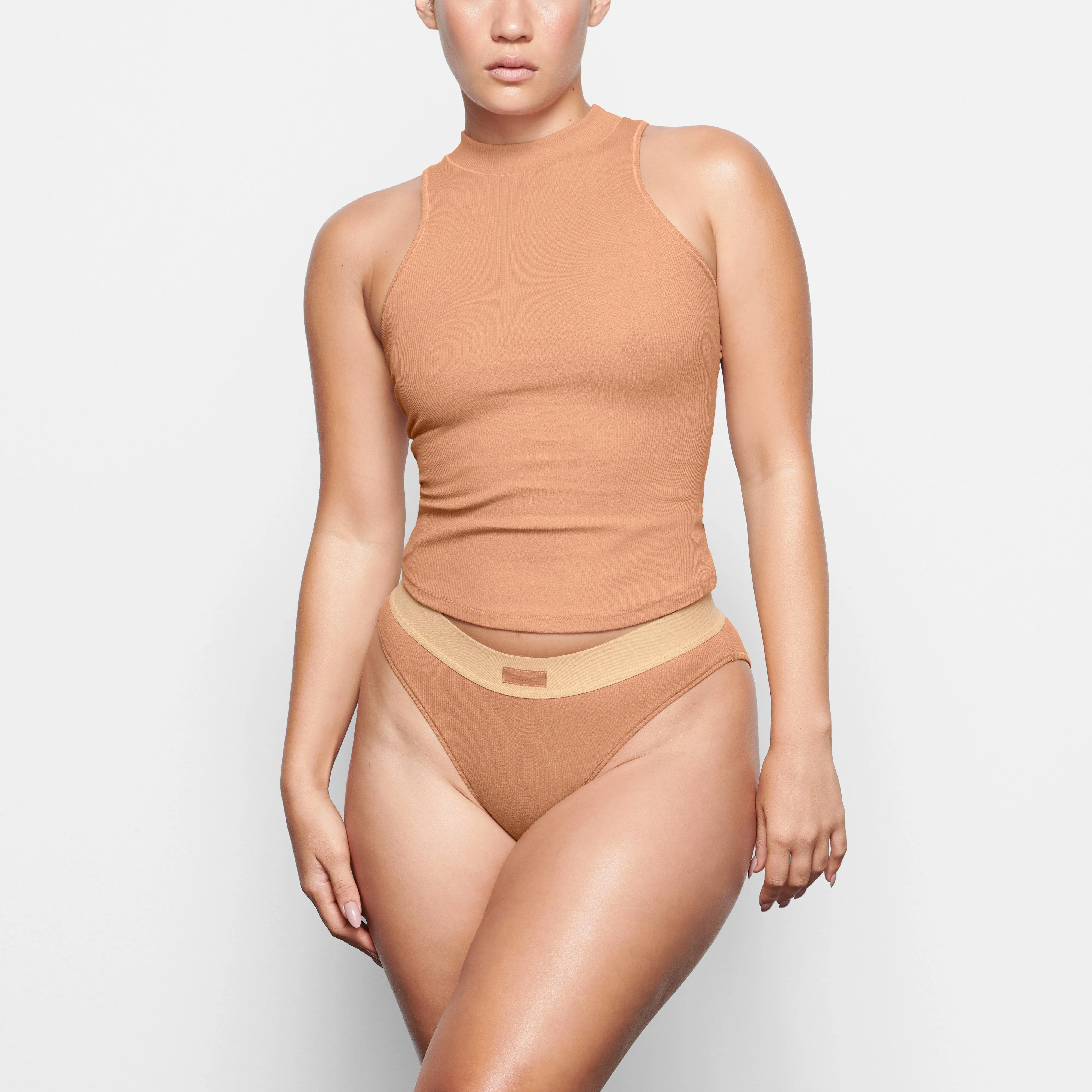 COTTON RIB MID RISE BRIEF | SEDONA