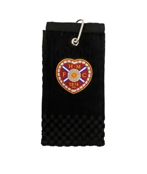 Cross Tri-Fold Black Golf Towel