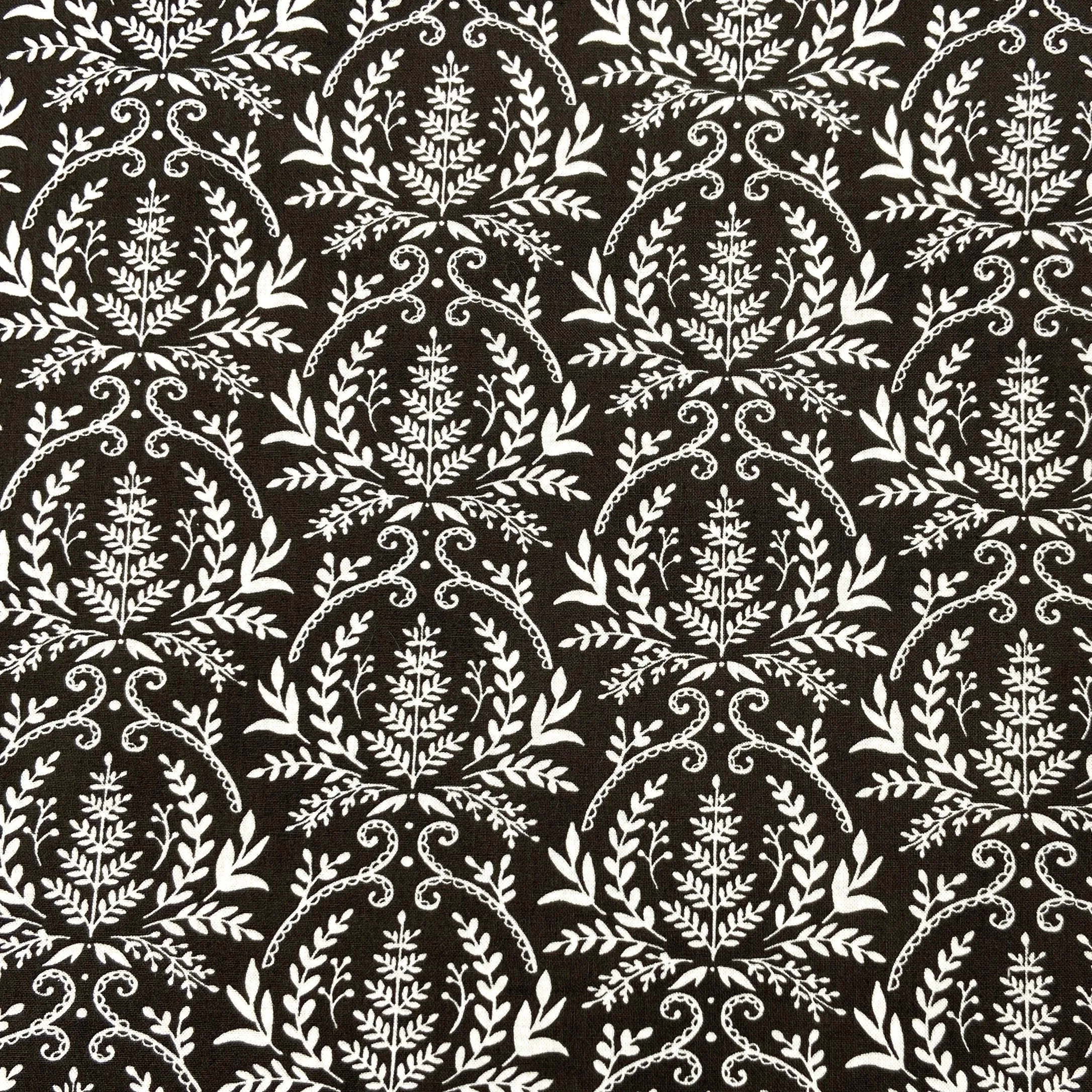 Damask Slate | Happiness Blooms | Quilting Cotton