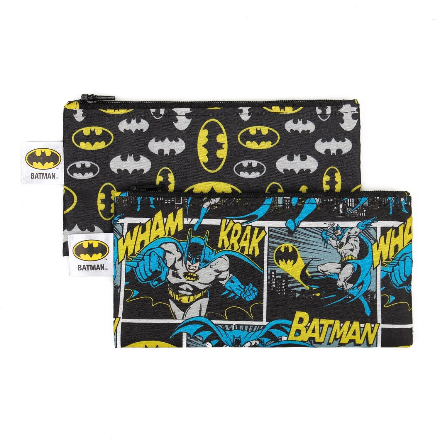 DC Comics Reusable Snack Bag, 2 Pack, Small