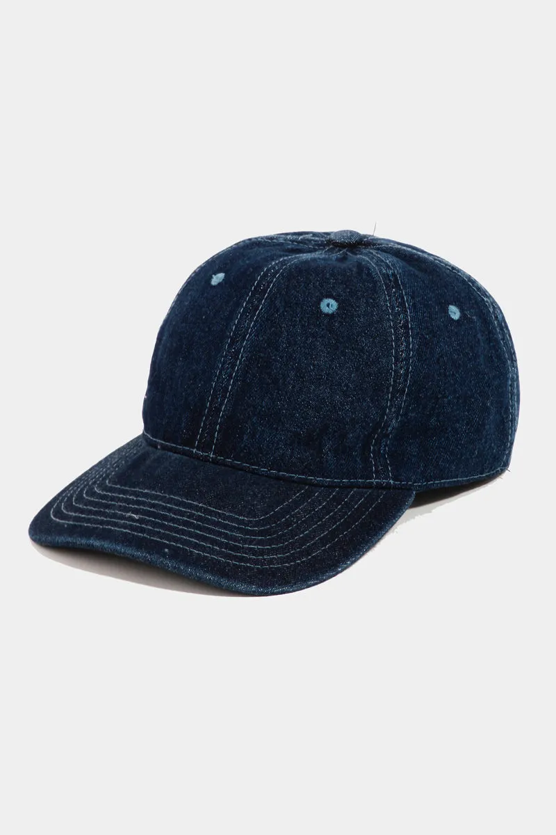 Denim Babe Adjustable Buckle Baseball Cap