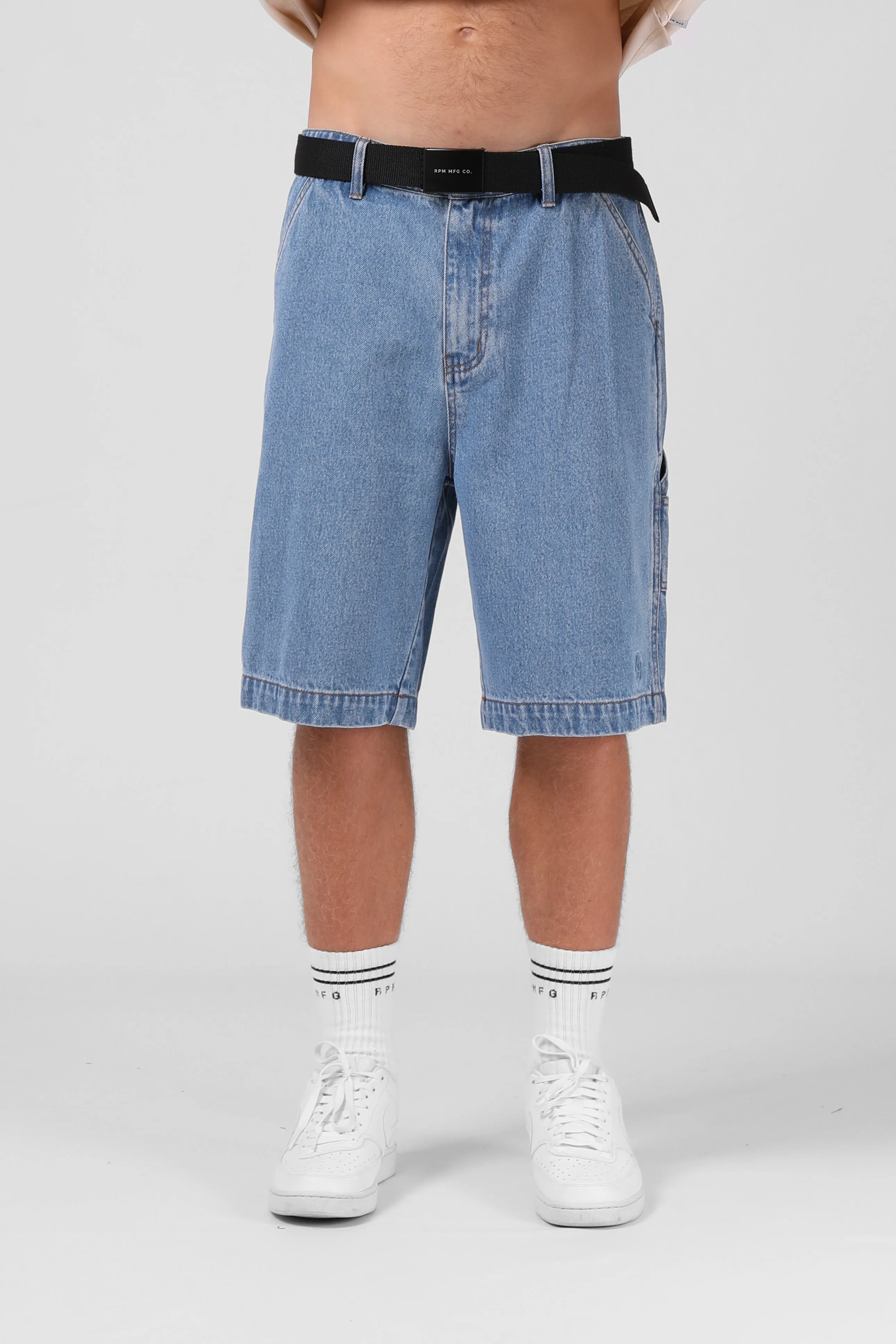 Denim Work Short - Classic Blue