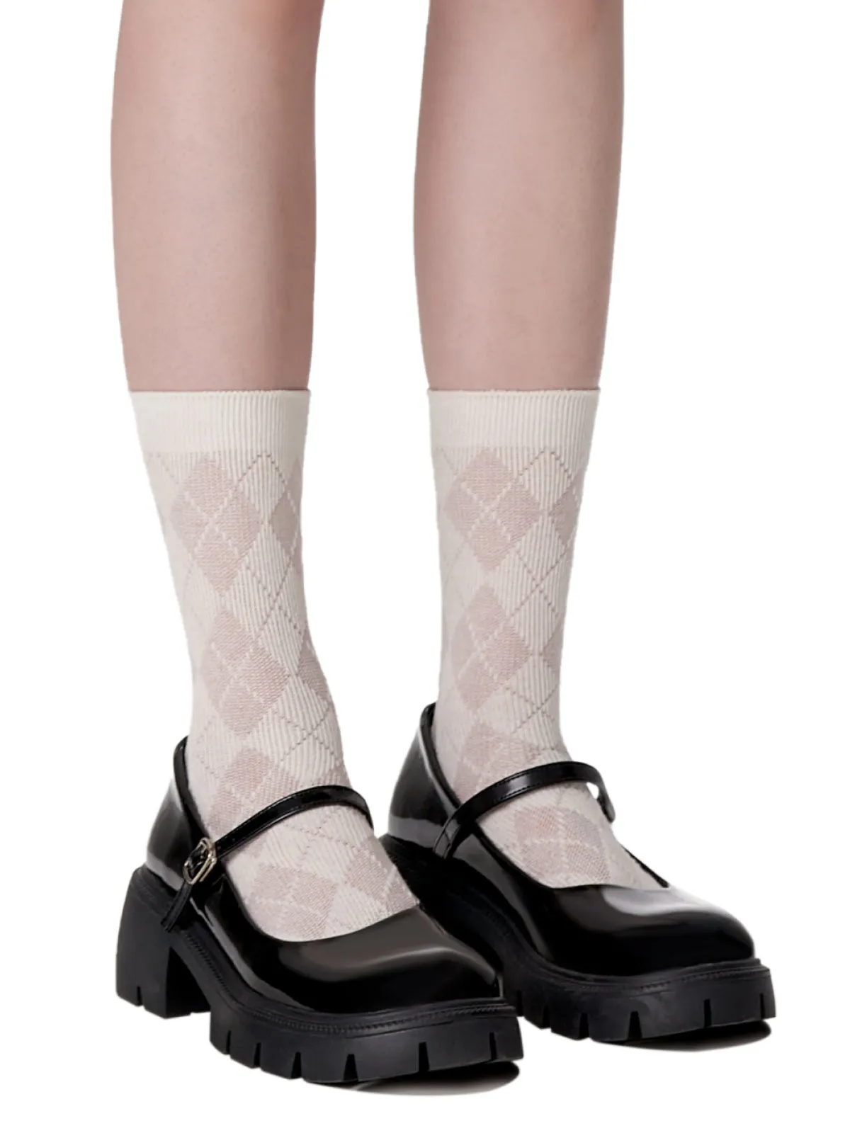 Diamonds Mid Graceful Calf Socks