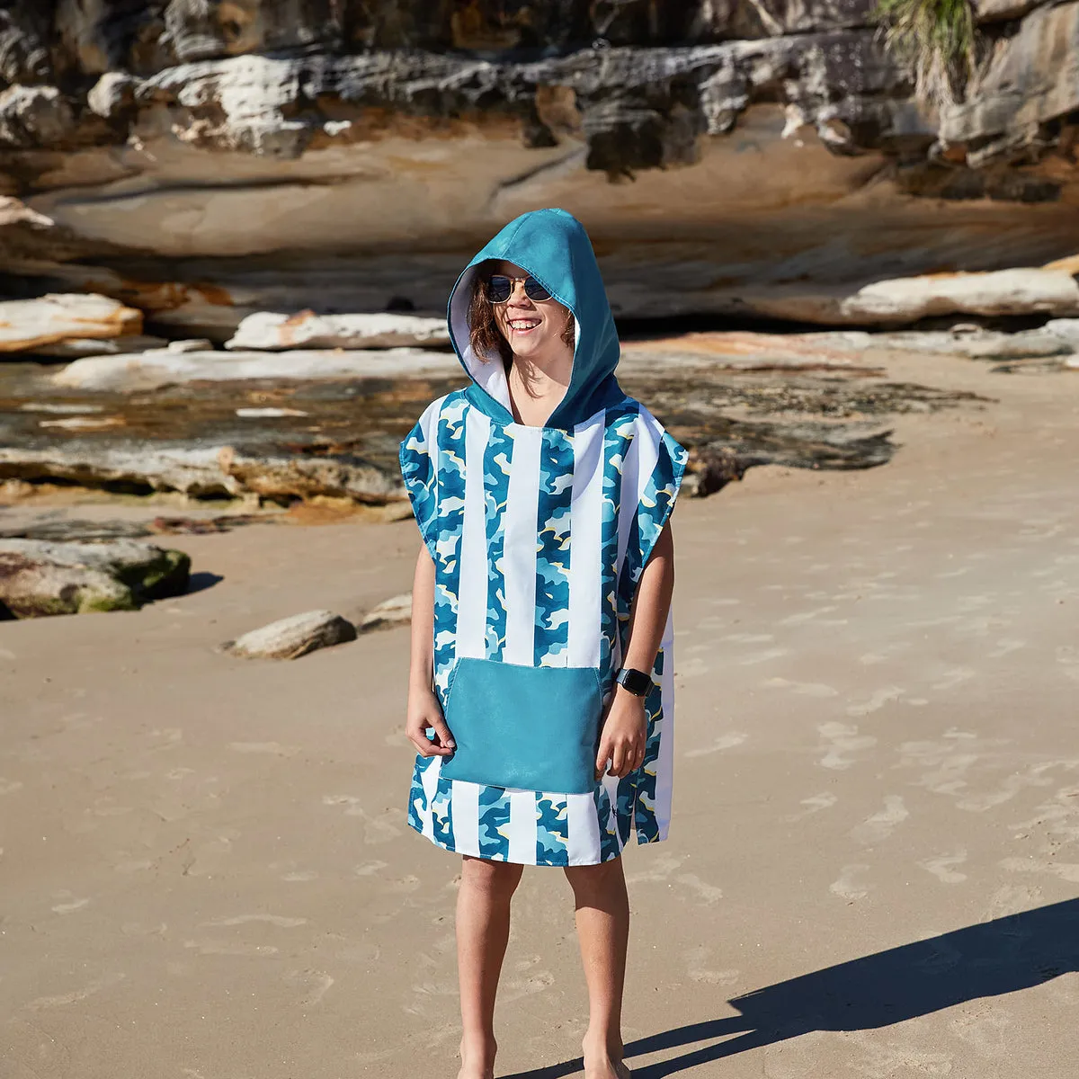 Dock & Bay Poncho Kids - Cool Camo