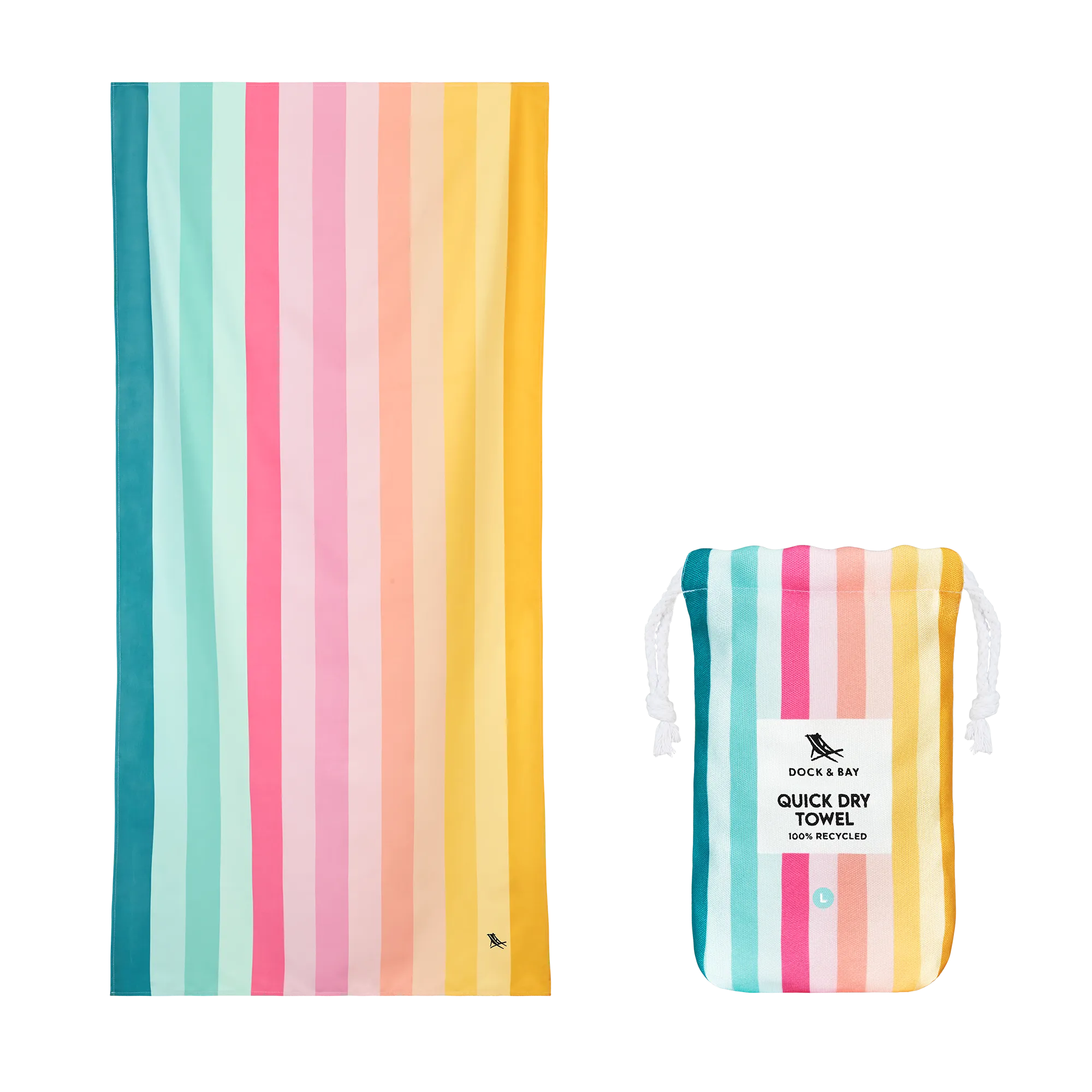 Dock & Bay Quick Dry Towel: Coastal Candy