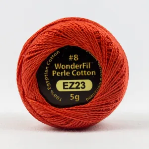 Eleganza #8 Perle Cotton by WonderFil | EL5G-23 Race Car Red | 5 grams