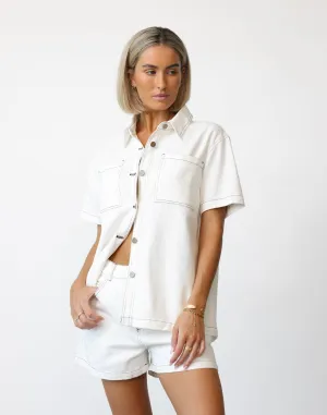 Elizha Shirt (White)