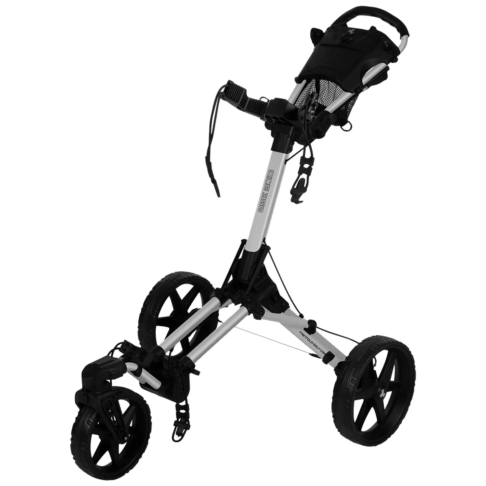 FastFold Dice 3-Wheel Ultra Compact Golf Trolley