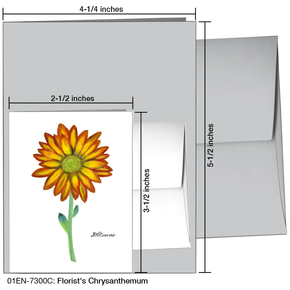 Florist's Chrysanthemum, Greeting Card (7300C)