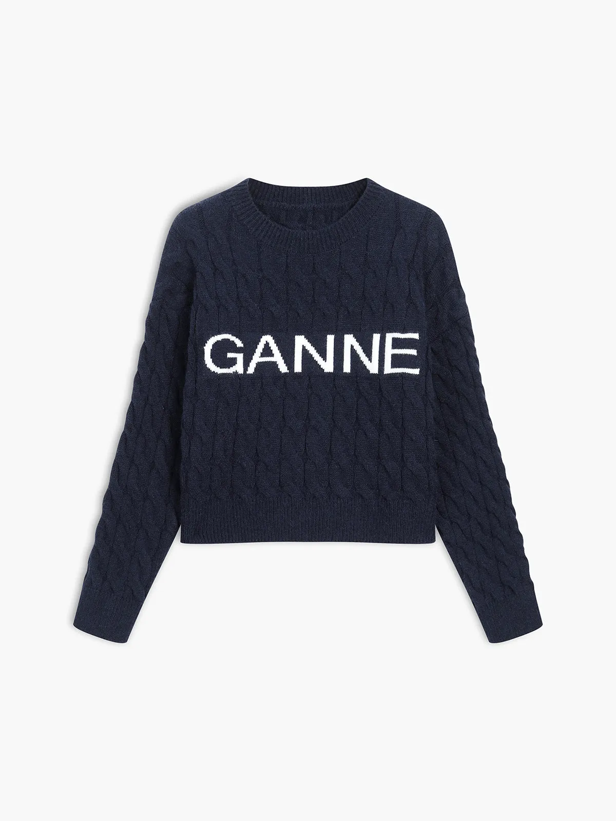 Ganne Cable Graceful Knit Sweater