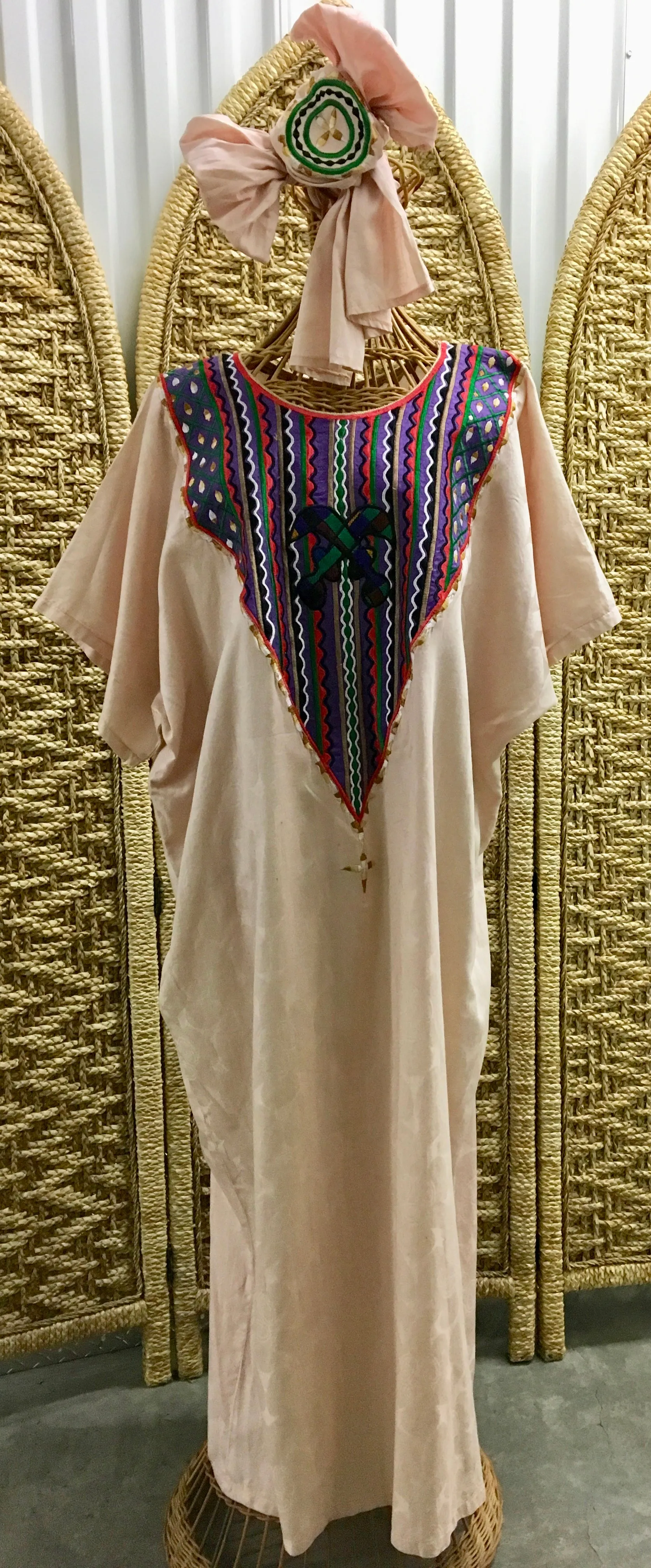 Ghanaian Caftan with Headscarf