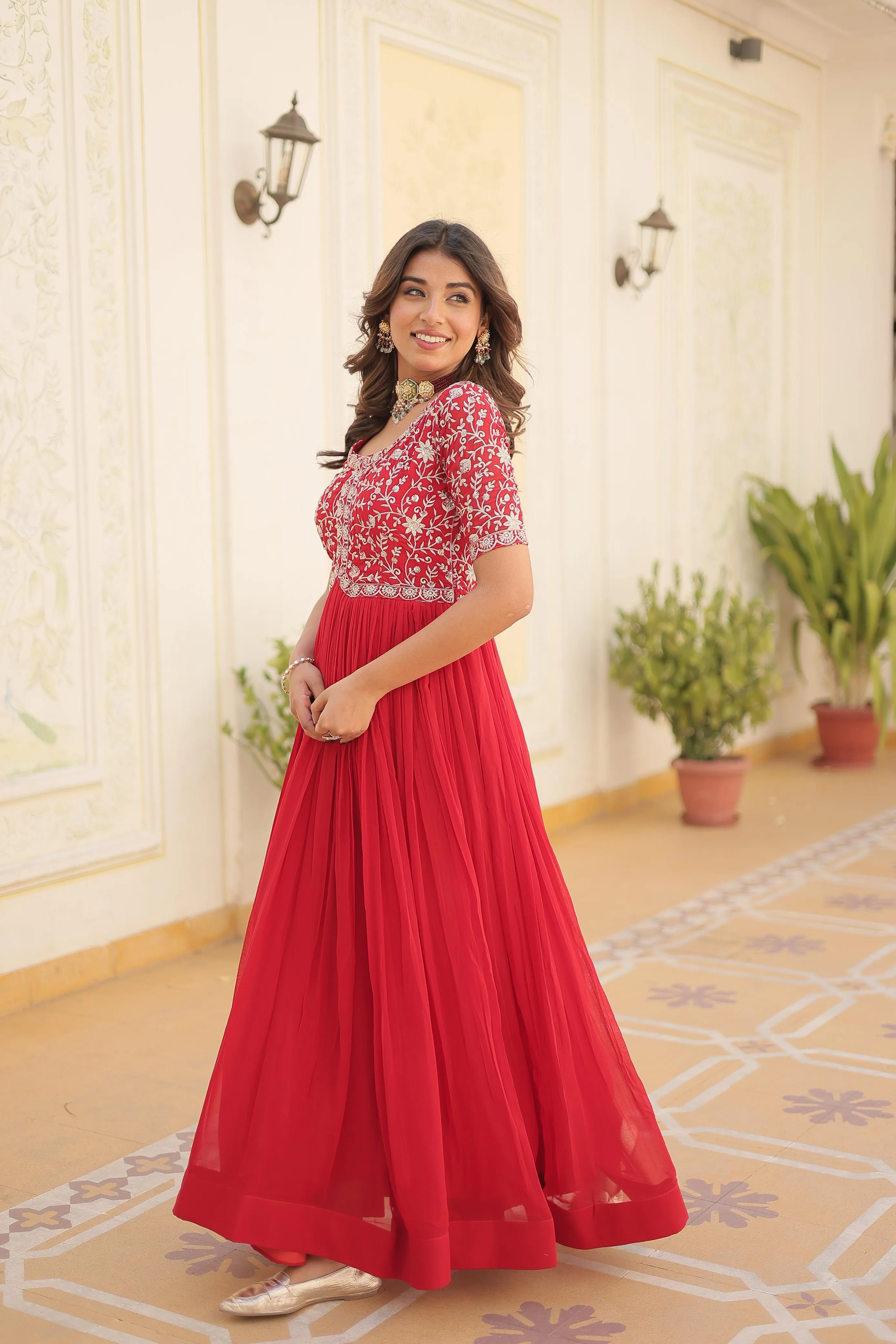 Glamwiz Graceful Aura Anarkali Gown