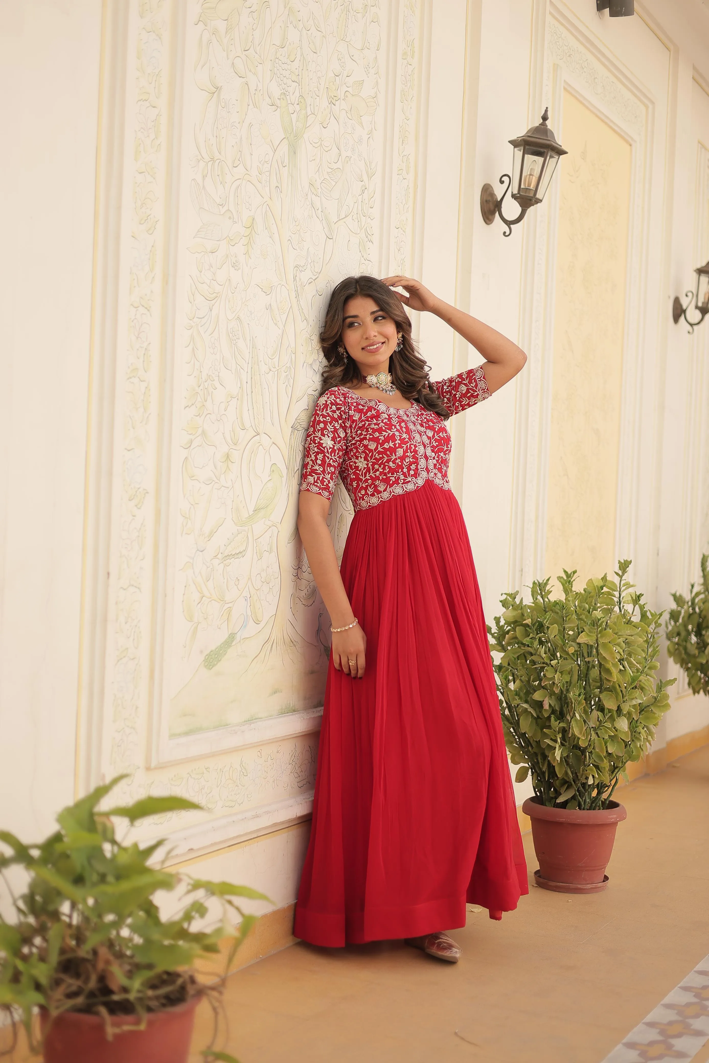 Glamwiz Graceful Aura Anarkali Gown