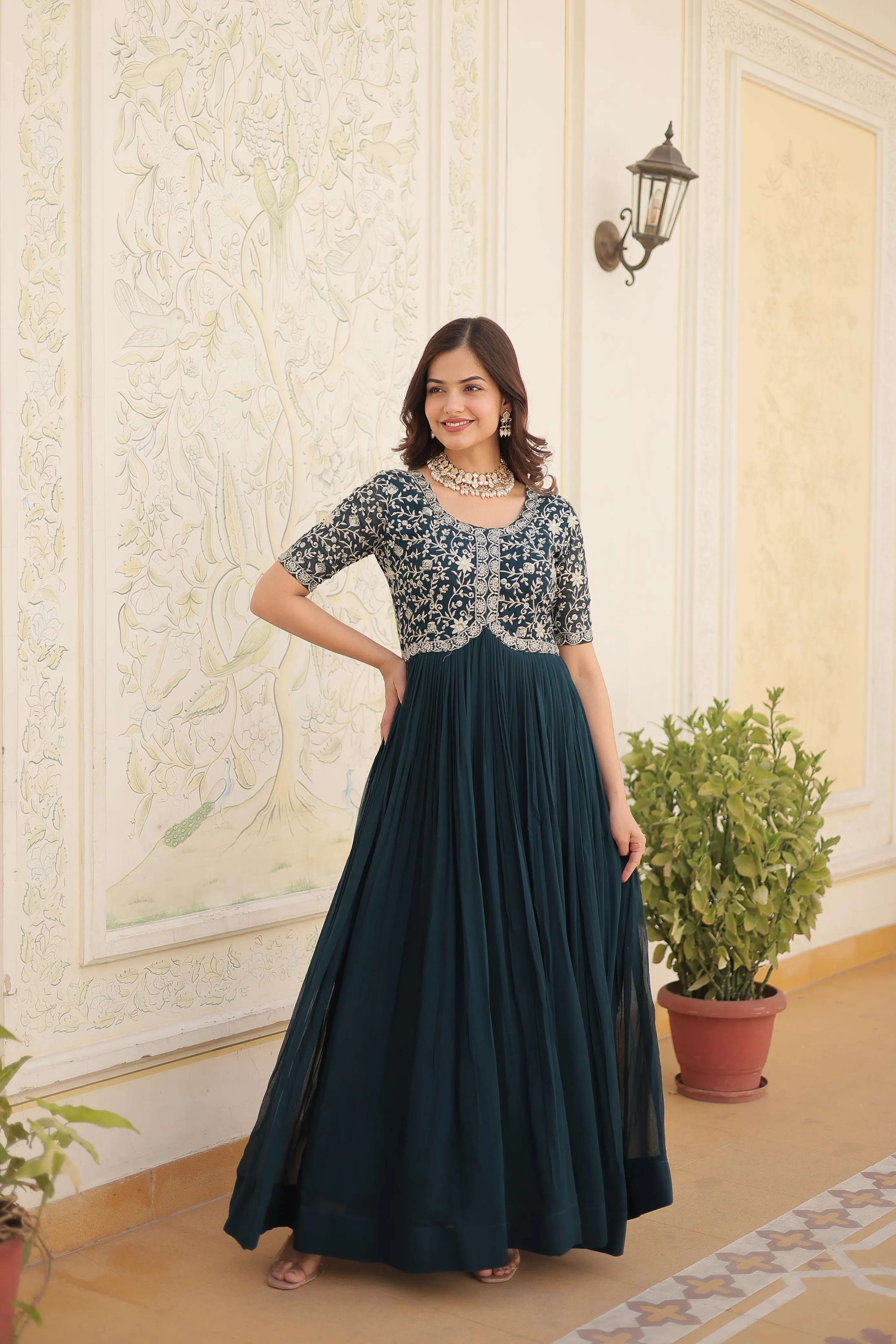 Glamwiz Graceful Aura Anarkali Gown