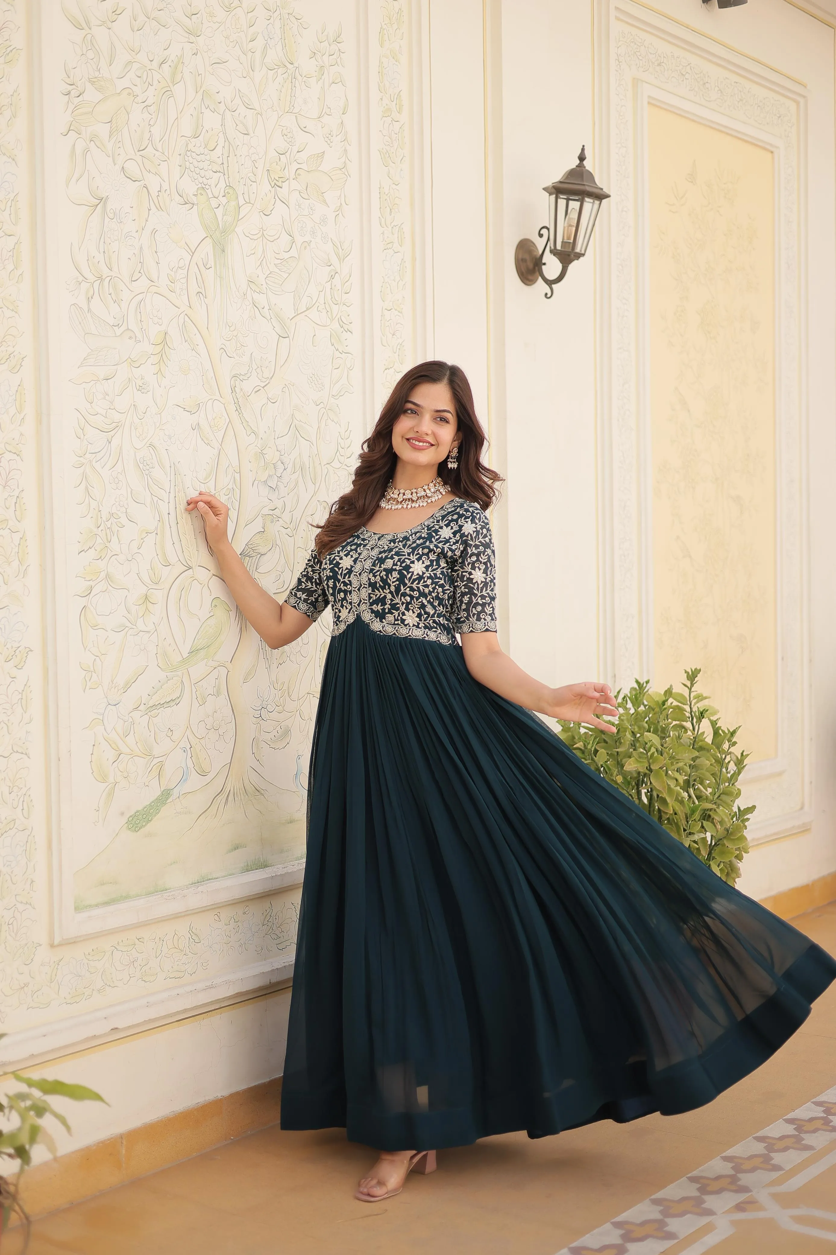 Glamwiz Graceful Aura Anarkali Gown